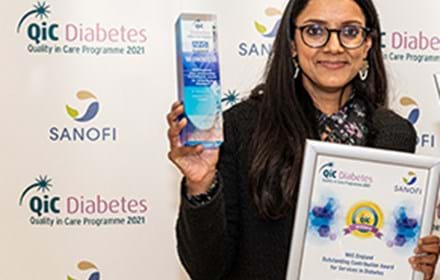 Qic Diabetes Awards Outstanding Contribution Winner Dr Shivani Misra Web Crop